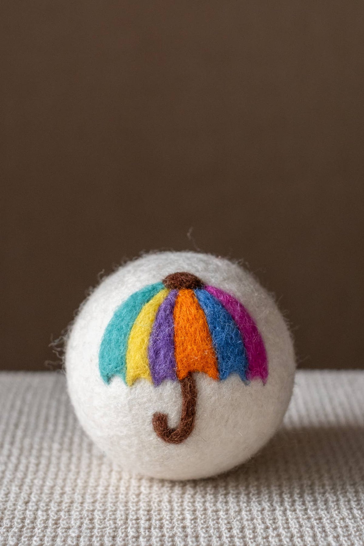 Single Choice – Dryer Balls Natural Wool Ethically Handmade: Umbrella