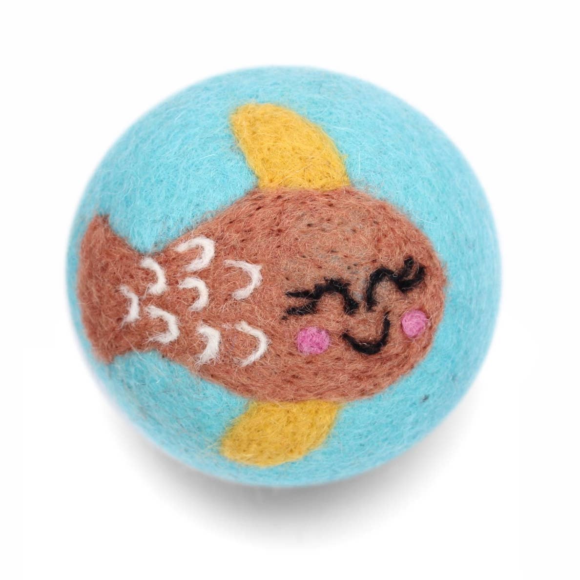 Sea Creatures: Eco Wool Dryer Balls Fair Trade: Goldfish