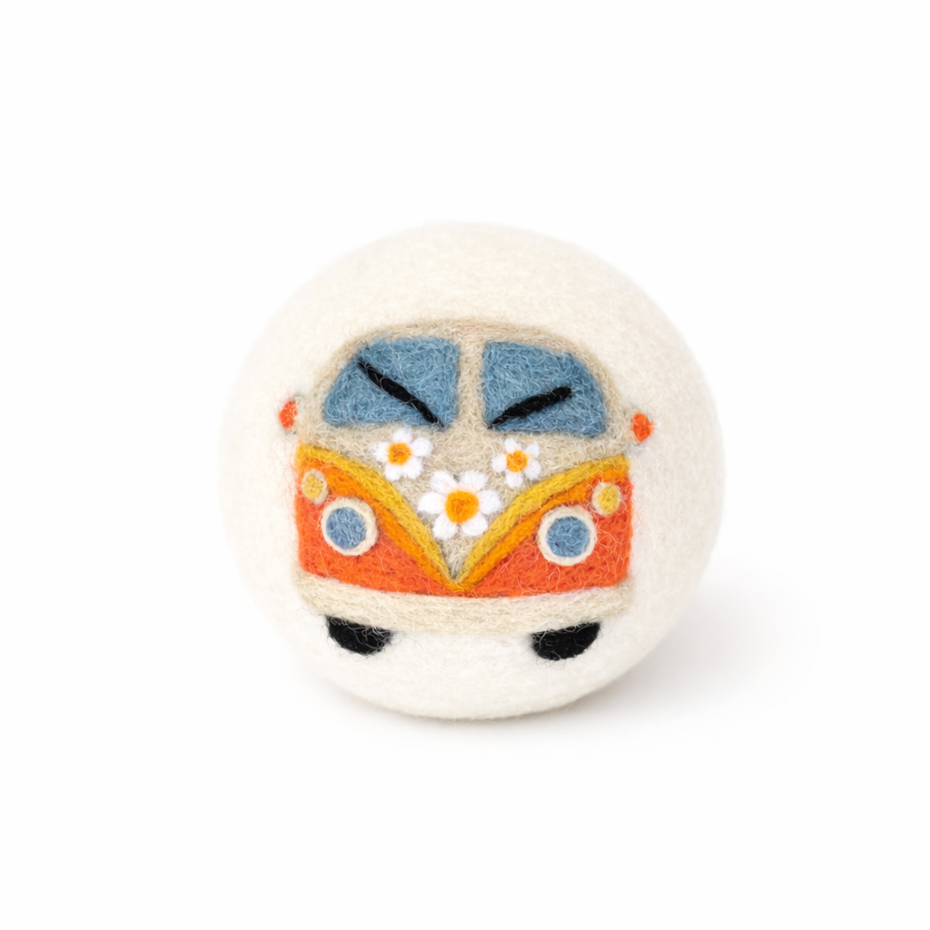 Hippie Collection: Eco Wool Dryer Balls Fair Trade: Colorful Love