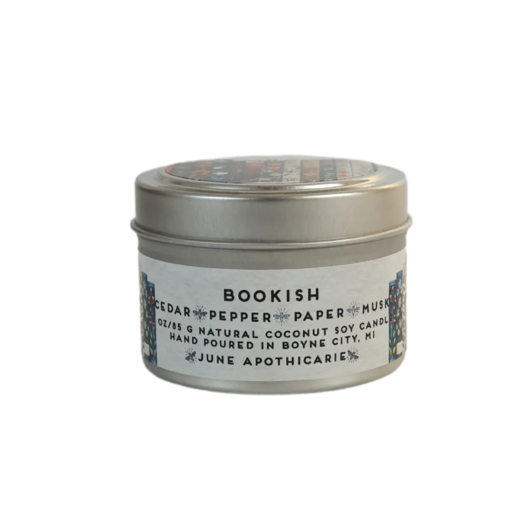 Bookish 4oz Travel Candle