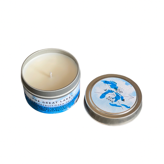 The Great Lakes 4oz Travel Candle - Michigan