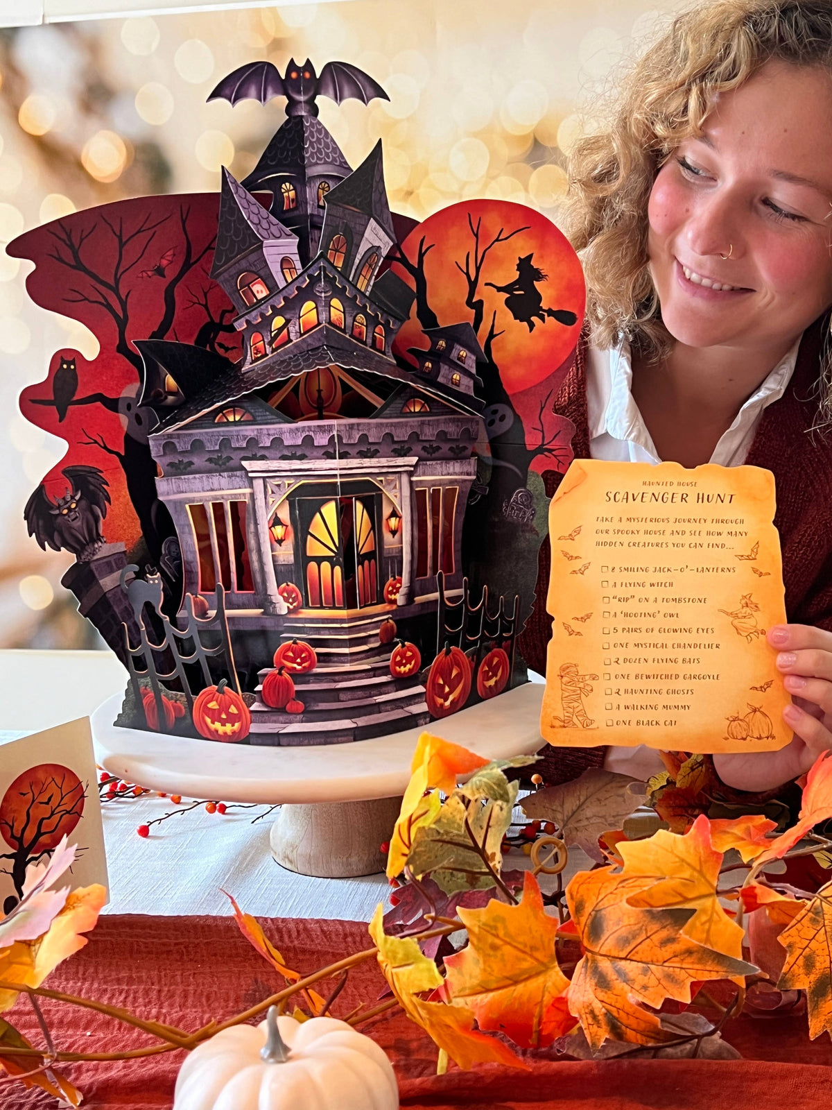 Haunted House Pop-up Greeting Card