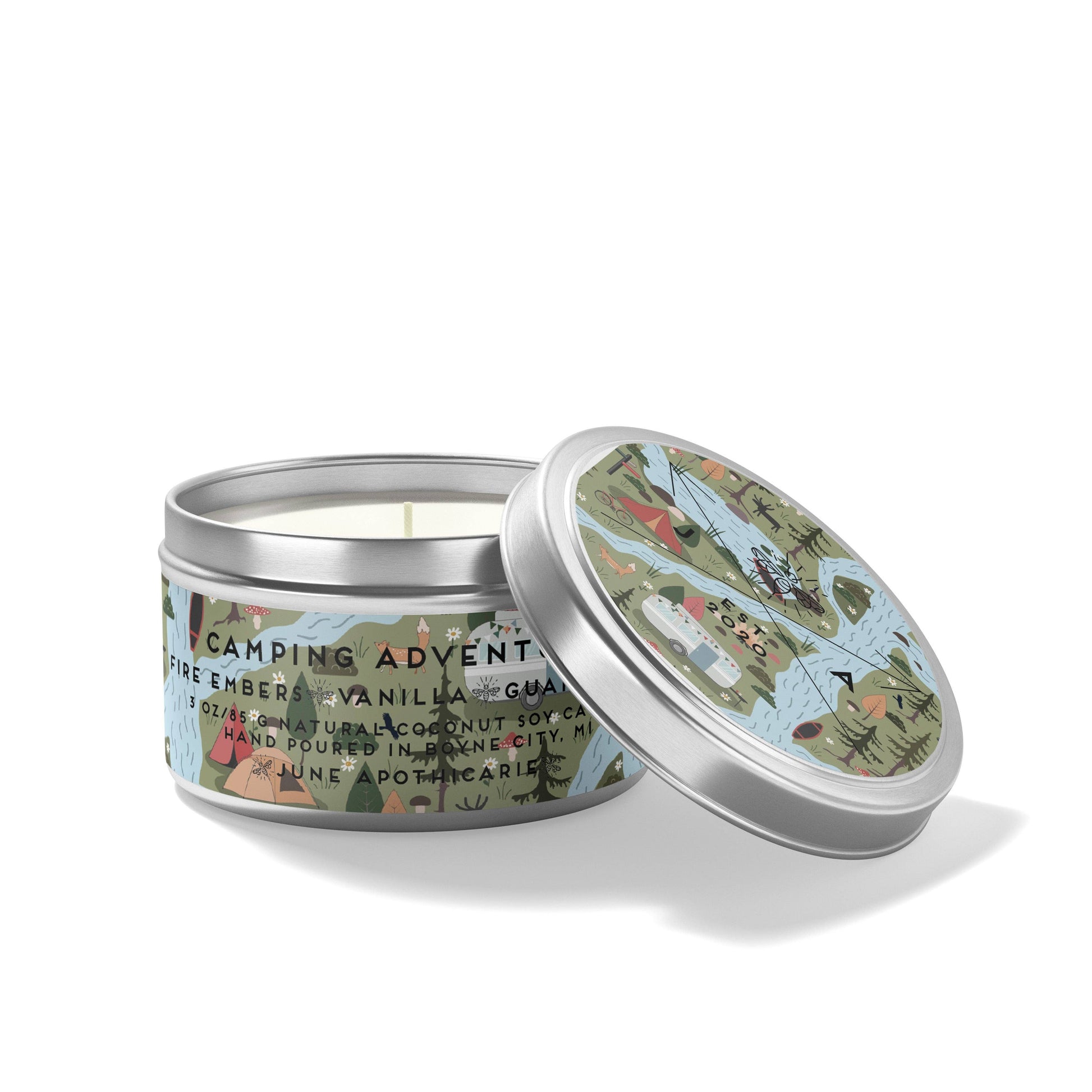 Camping Adventures 4 oz Travel Candle
