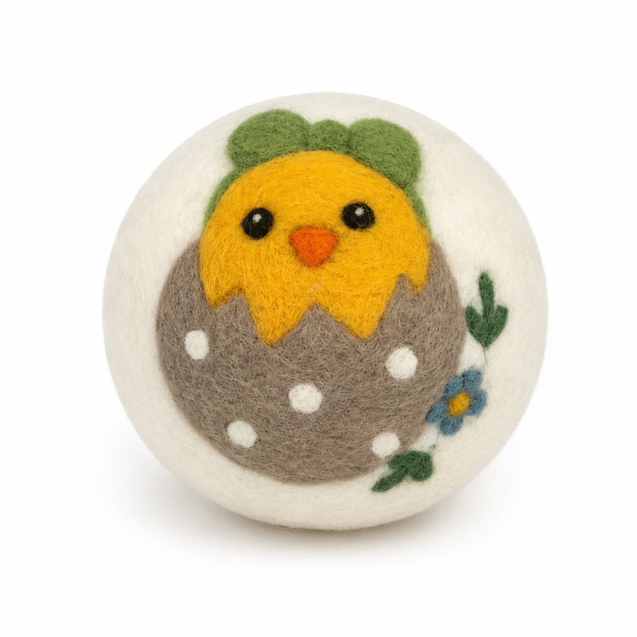 Eco Wool Dryer Ball: Chick with Bow