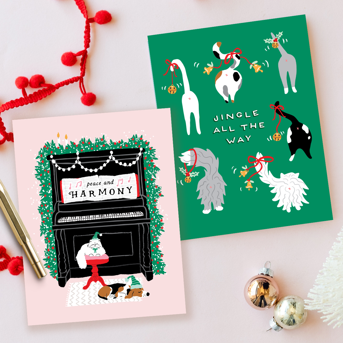 Jingle Cats Card