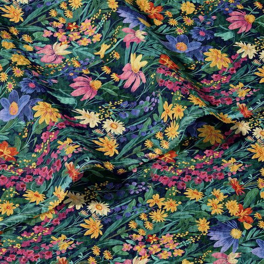 Full Bloom Recycled Waffle Dish Towel