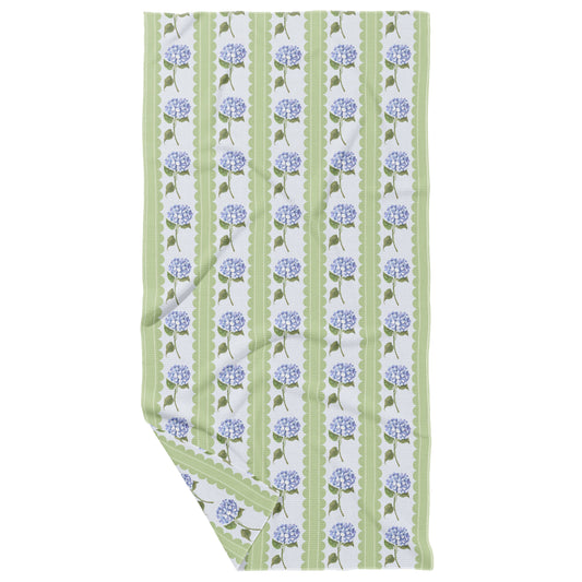 Hydrangea Double Sided Waffle Dish Towel