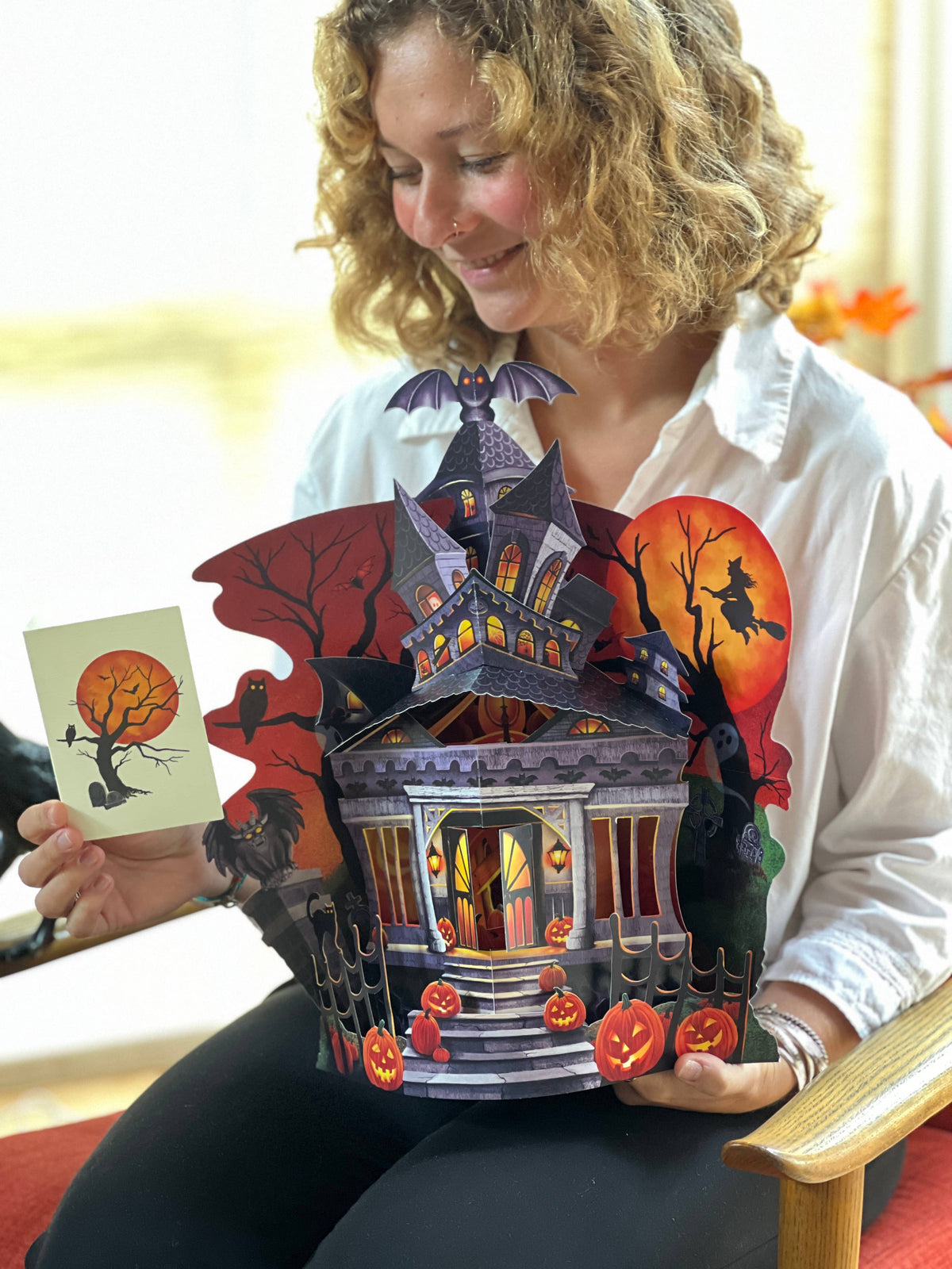 Haunted House Pop-up Greeting Card