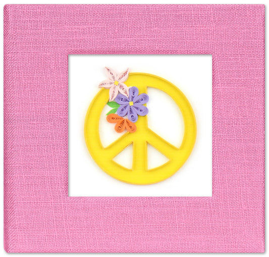     Peace Sign Sticky Note Pad Cover