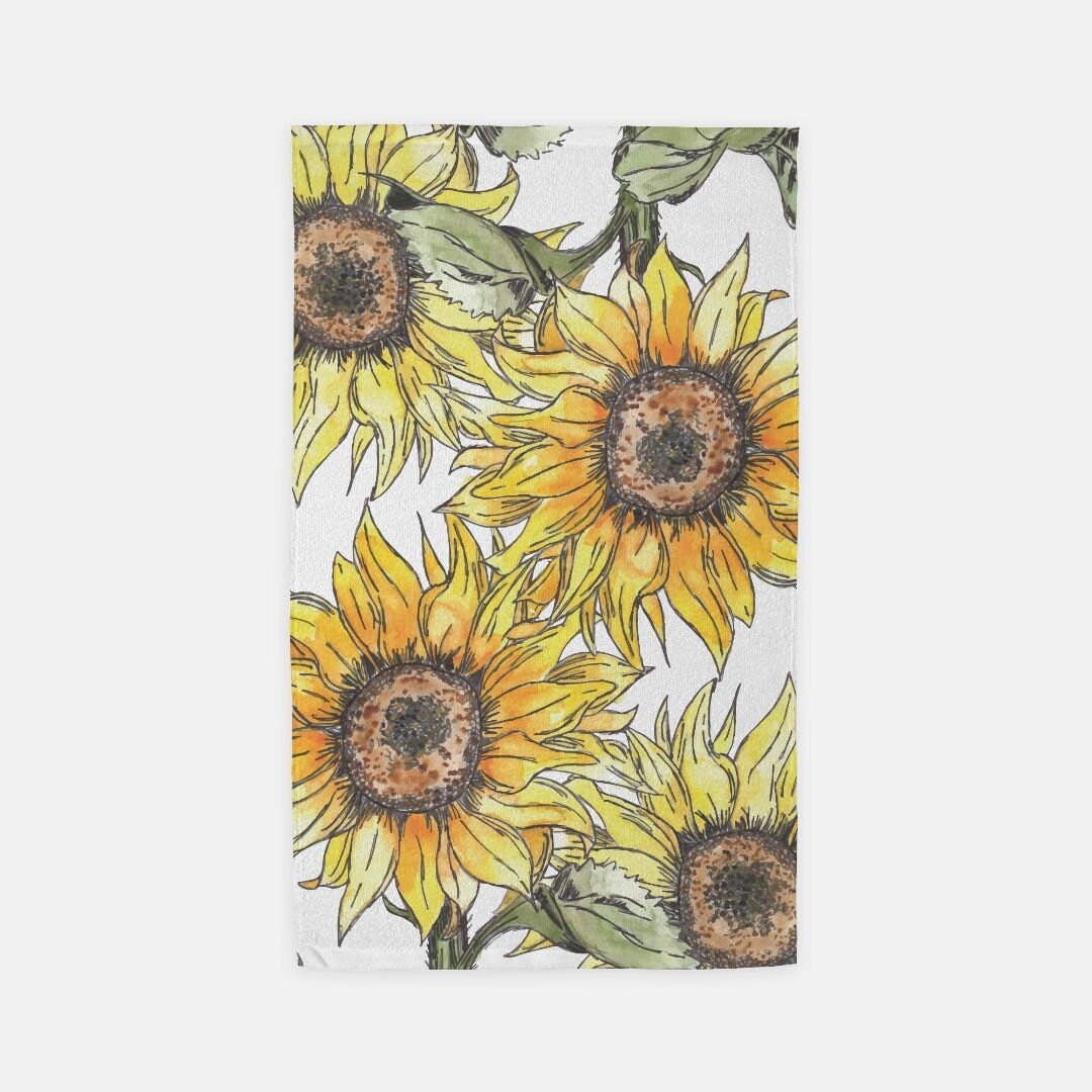 Sunflower Hand Towel (15" x 25")