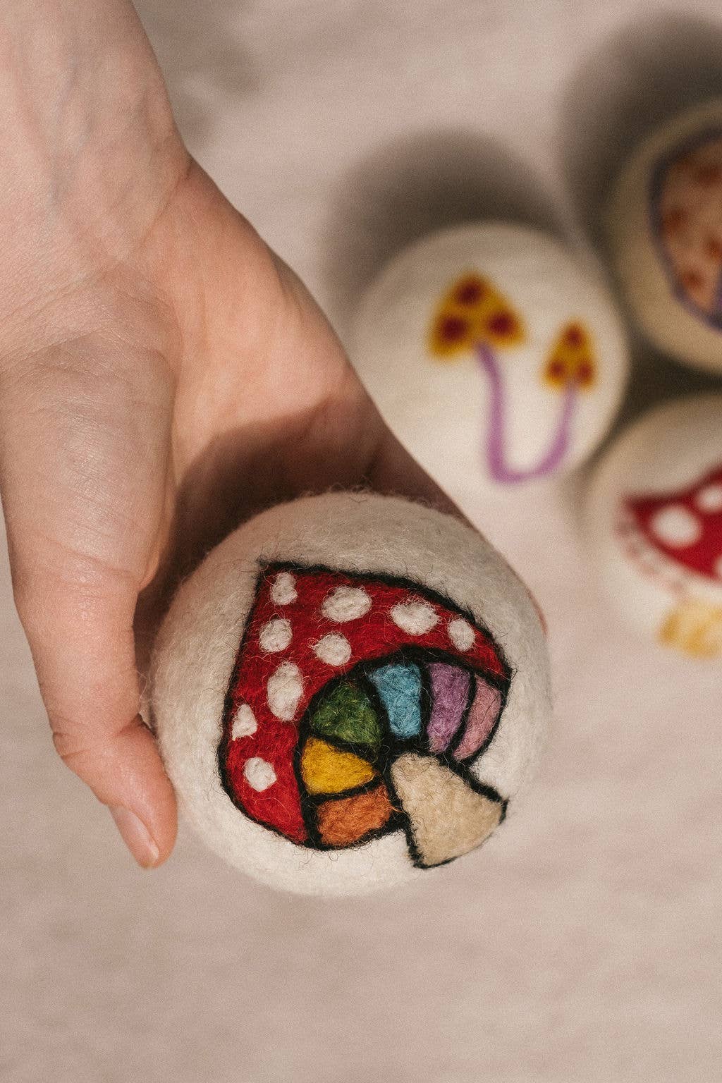 Single – Wool Dryer Balls Over 50 Styles : Golden Butterfly