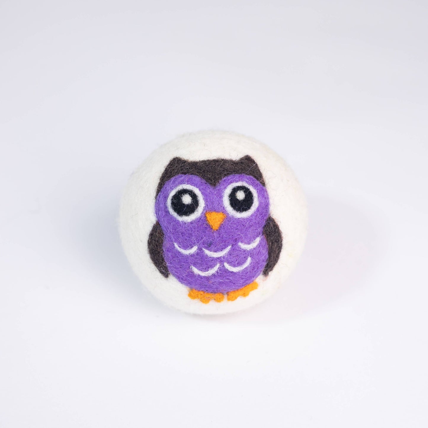 Owls: Eco Wool Dryer Balls Fair Trade : Brown Owl