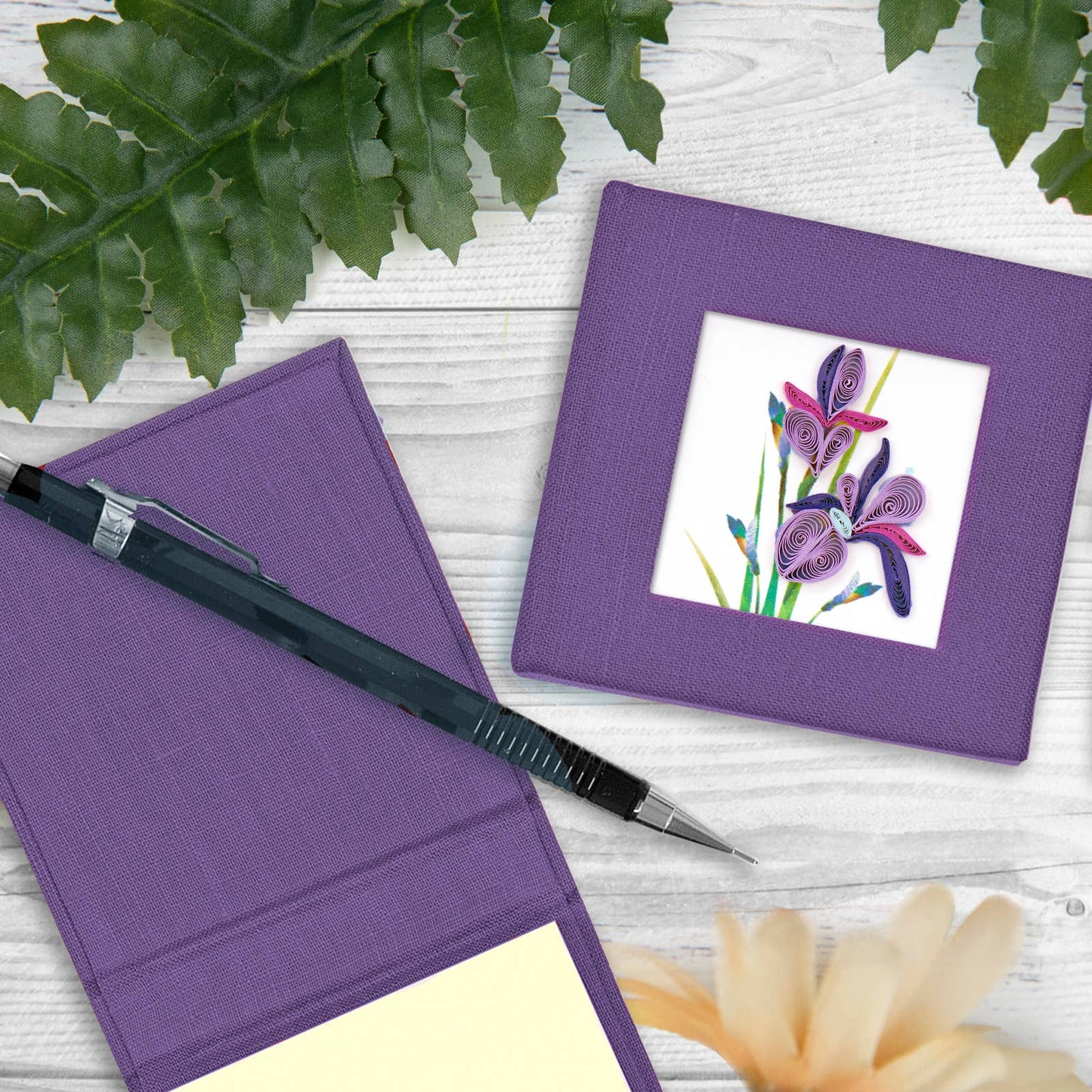 Iris Sticky Note Pad Cover