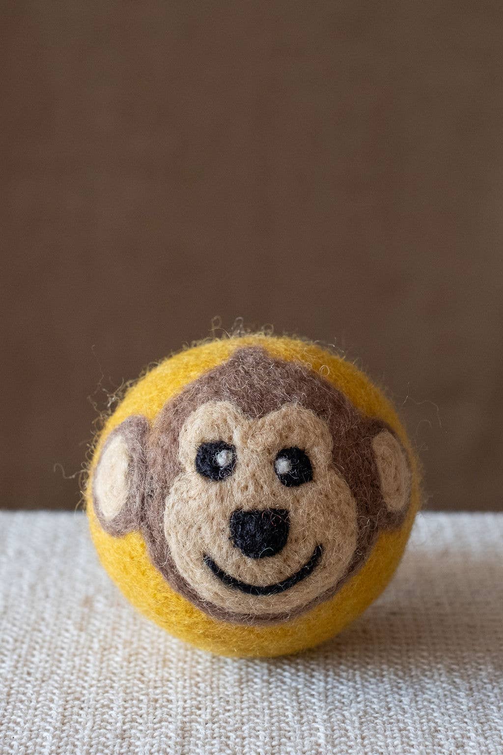 Single Choice – Dryer Balls Natural Wool Ethically Handmade: Monkey