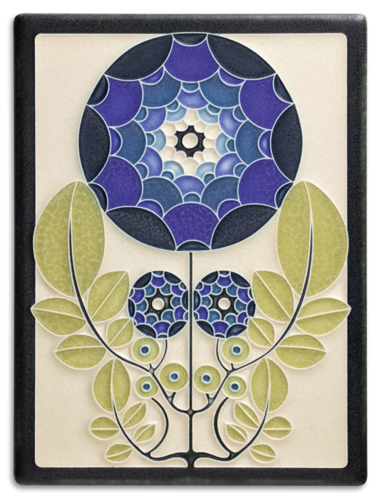 Dahlia – 6x8 art tile