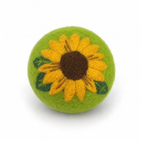 Eco Wool Dryer Ball: Sunflower