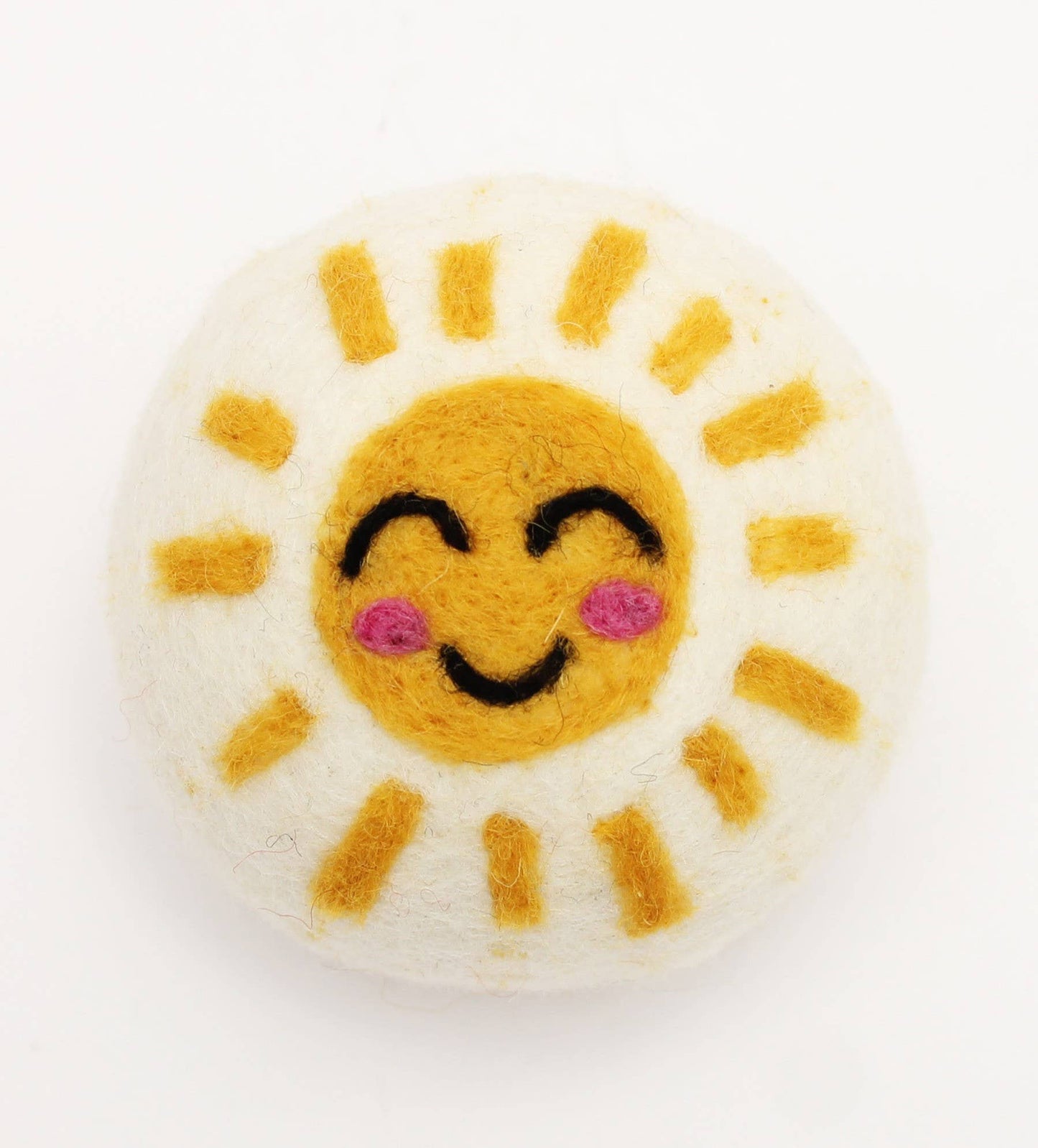 Earth & Sun: Eco Wool Dryer Balls Fair Trade: Yellow Sun