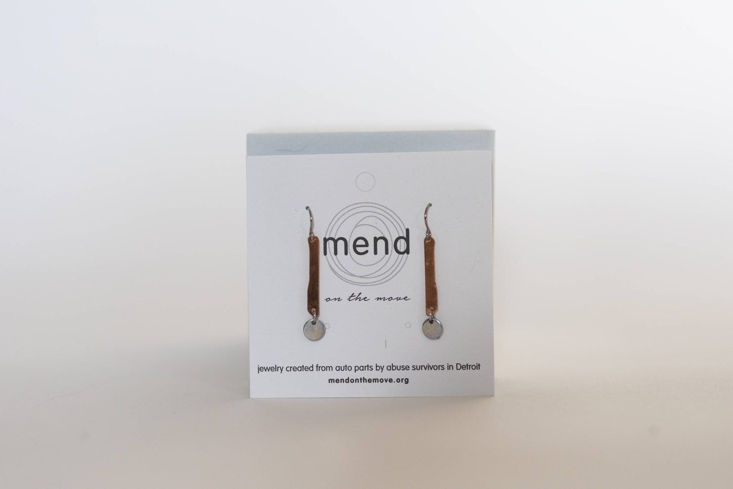 Zeal Copper & Steel Earrings