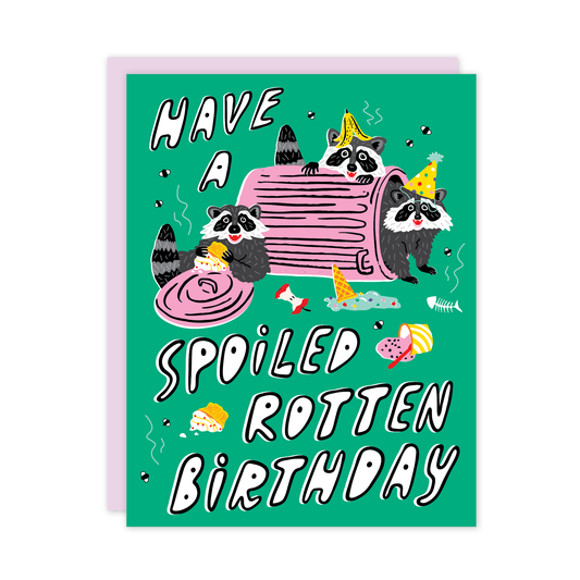 Spoiled Rotten Birthday Card: 🌏 Plastic-free Paper Tab (default)