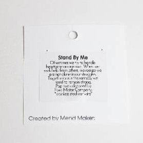 Stand By Me Steel Earrings