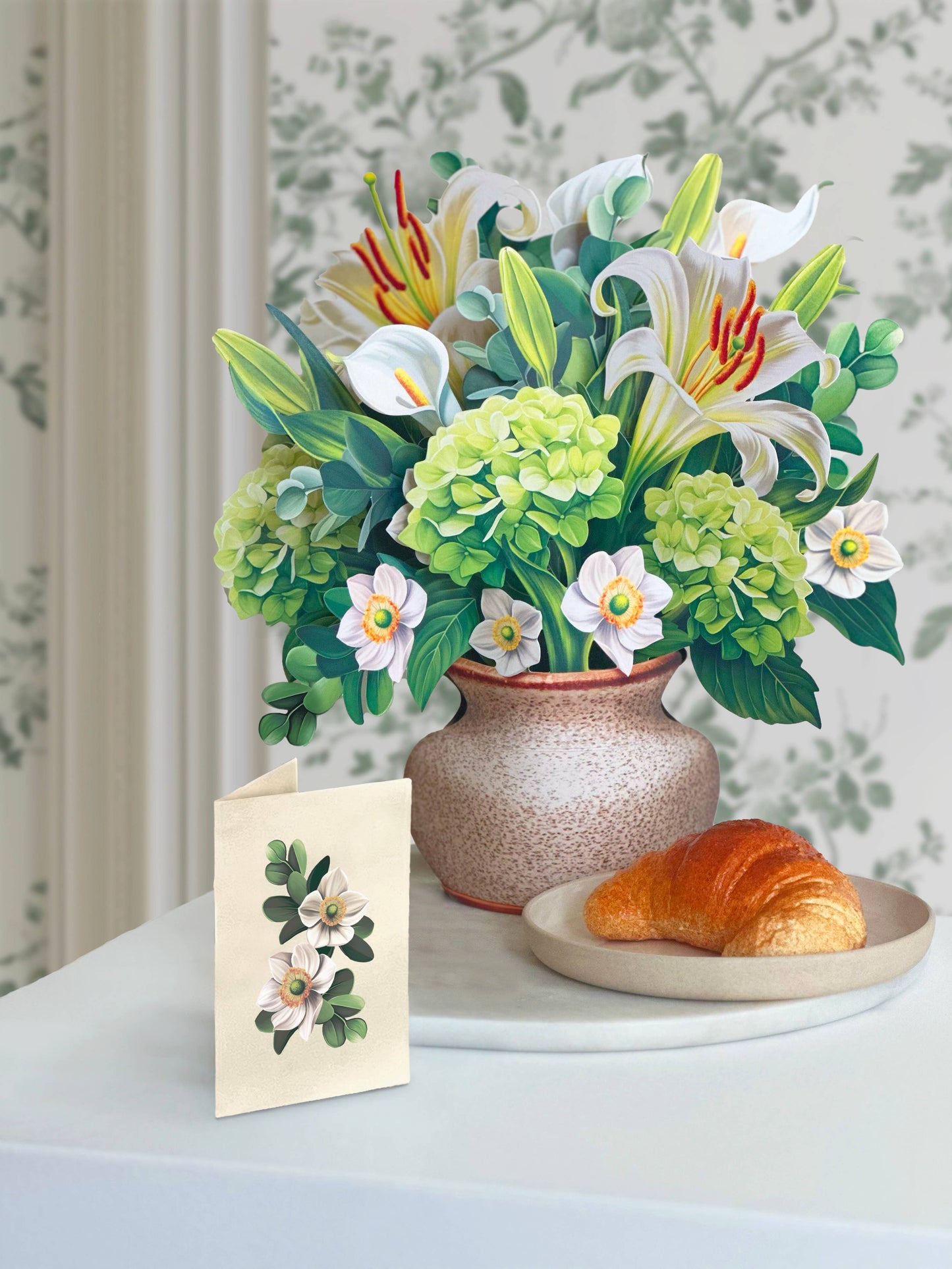 Ivory & Sage Pop-up Greeting Cards