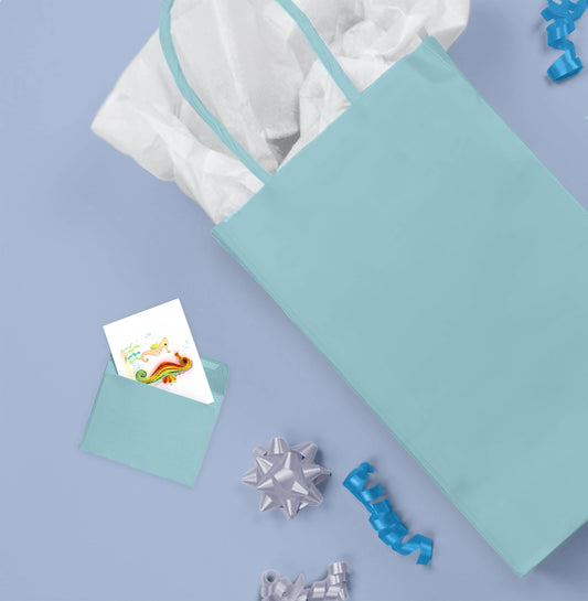 Seahorse Gift Enclosure Mini Card