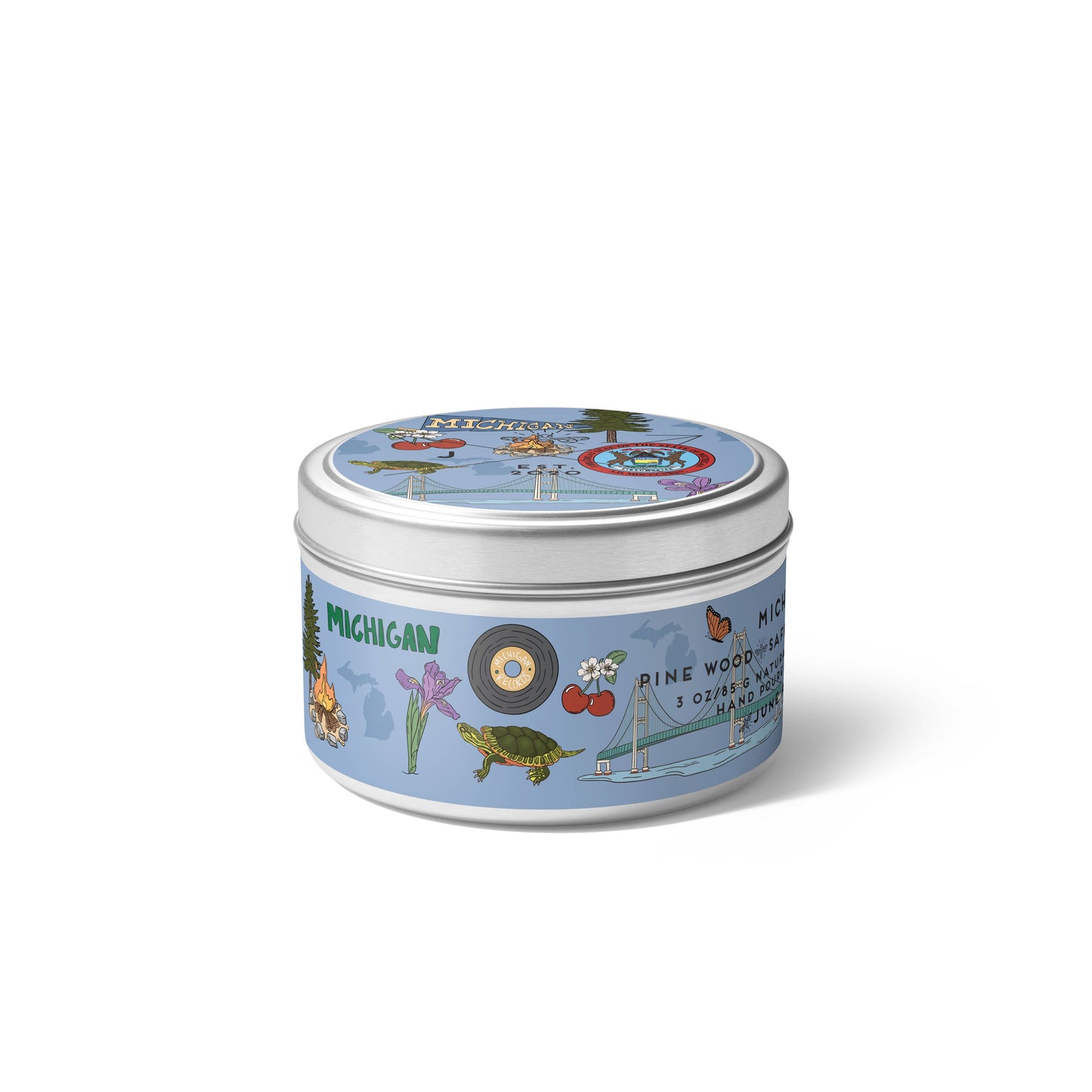 Michigander 4 oz Travel Candle