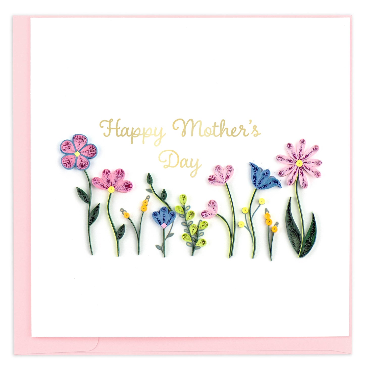 Mother’s Day Wildflowers Quilled Greeting Card