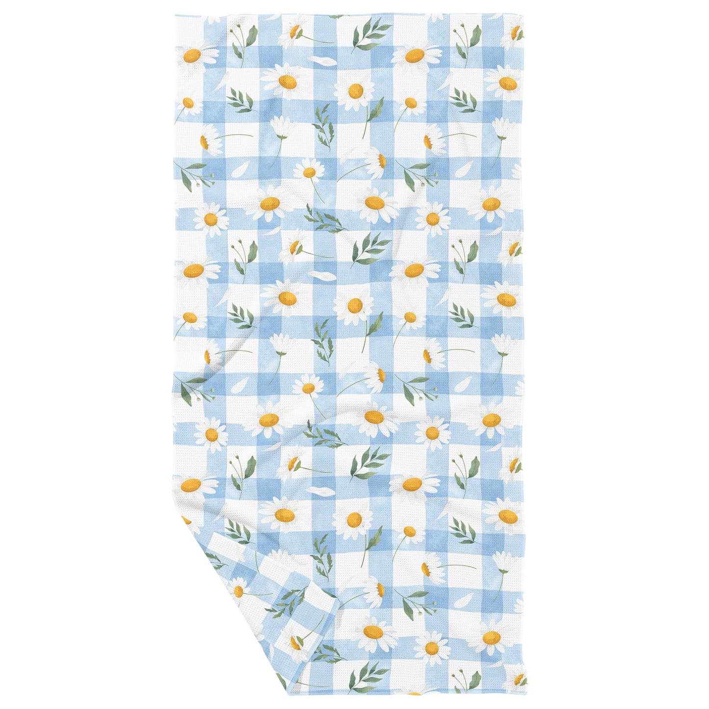 Daisy Double Sided Waffle Dish Towel
