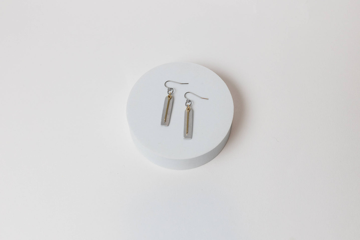 Archways Aluminum, Brass & Stainless Steel Earrings