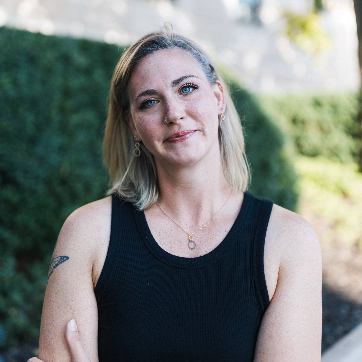 How Sweet It Is necklace by Mend on the Move jewelry. Created from auto parts by abuse survivors in Detroit.