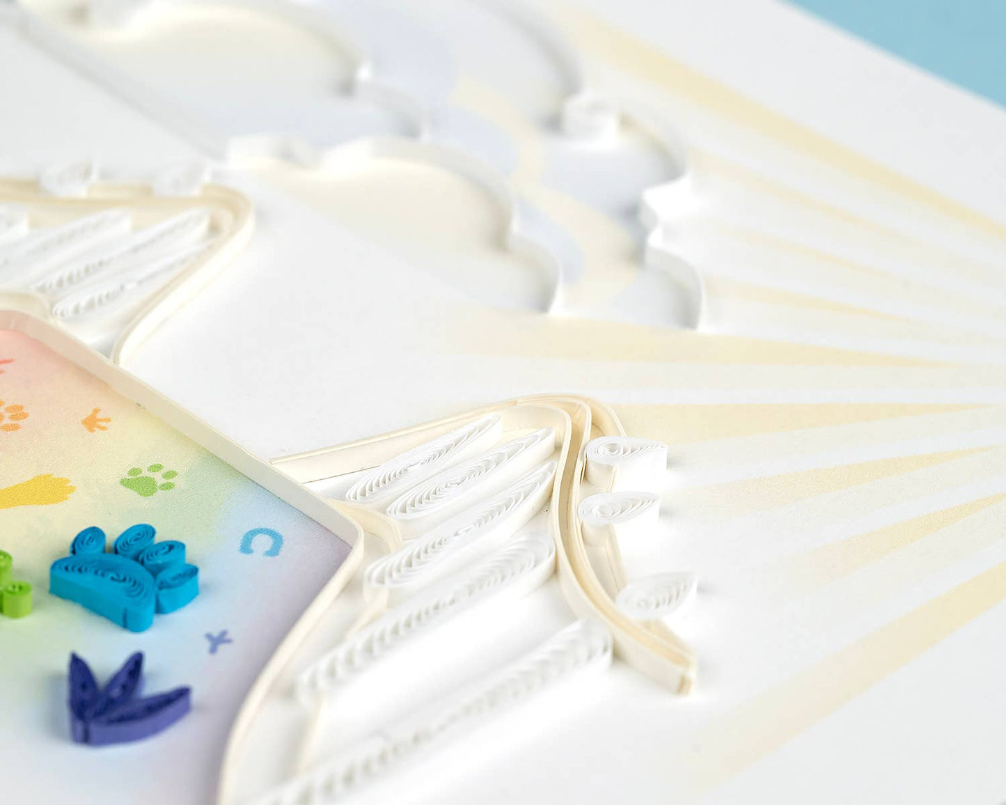 Rainbow Bridge Quilled Card