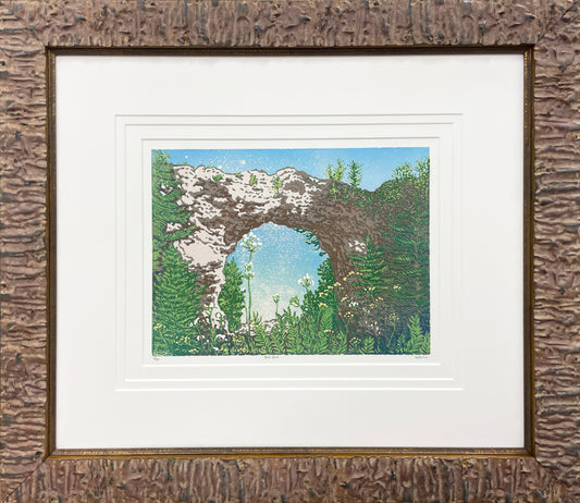 Arch Rock Original Block Print - Special Edition
