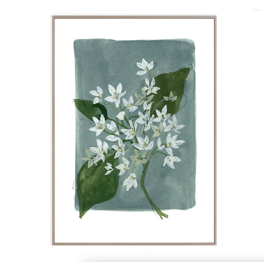 Floral fine art print reproduction of an original watercolor painting by Michigan artist Kelly Ventura.