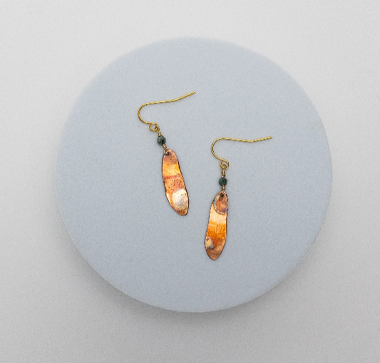 Take Flight Copper & Jasper Earrings