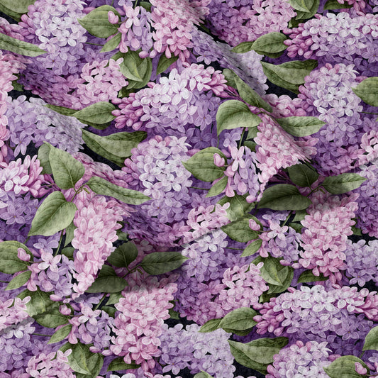 Lilacs Double Sided Recycled Waffle Dish Towel