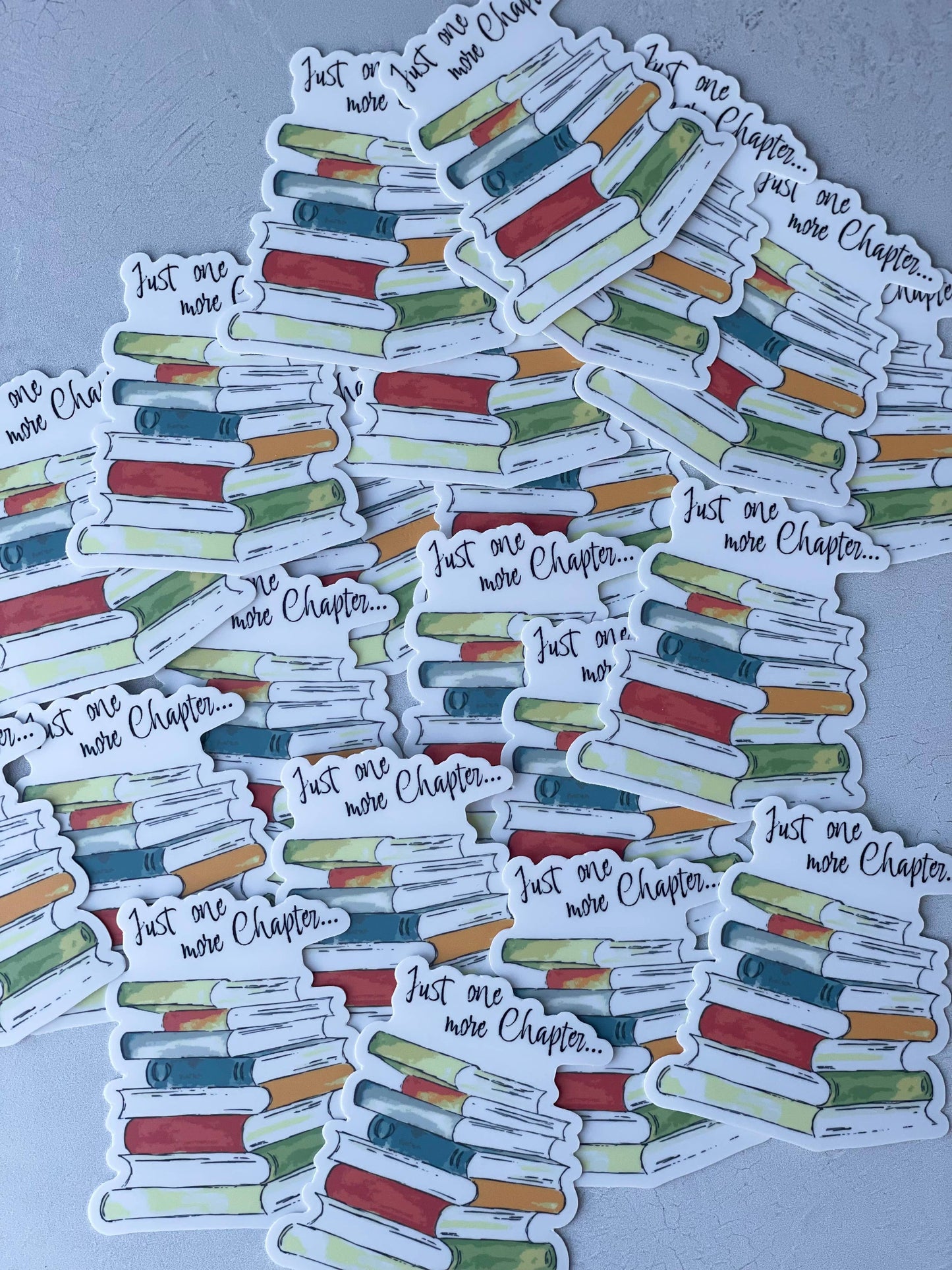 Just One More Chapter Book Sticker