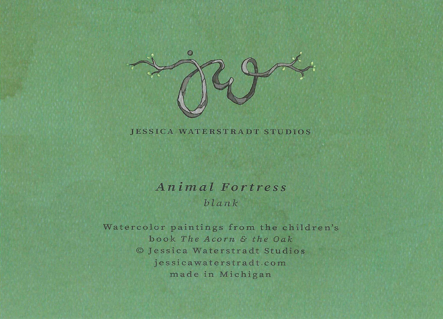 Animal Fortress Greeting Card