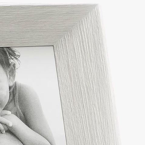 Arber Opaque White Photo Frame