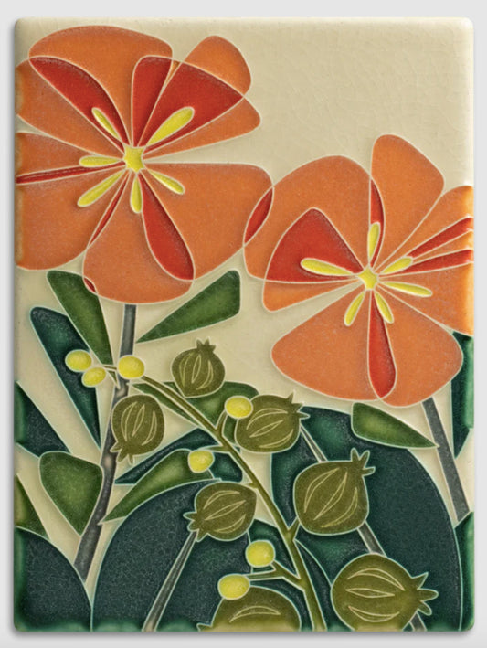 Blossom Bliss – 6x8 art tile