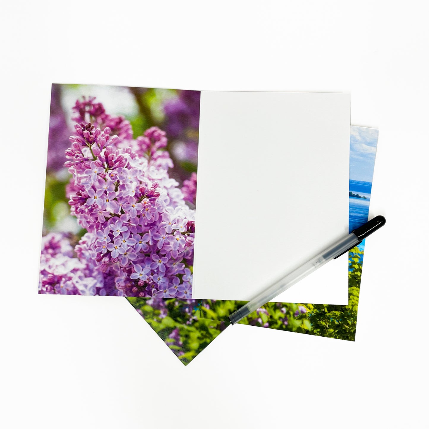 Lilac View of Round Island II Greeting Card