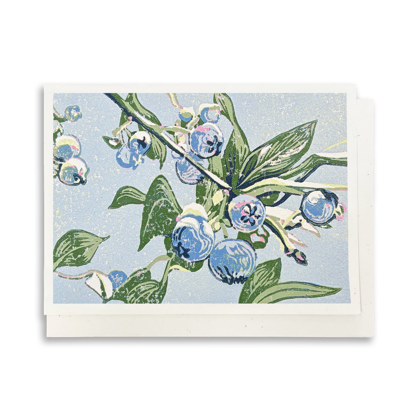 Blueberries Greeting Card