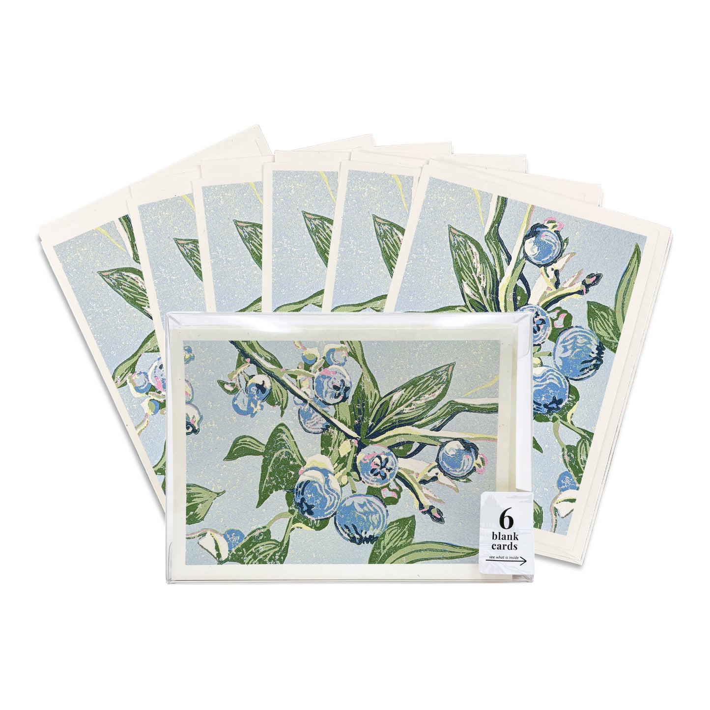 Blueberries Greeting Card