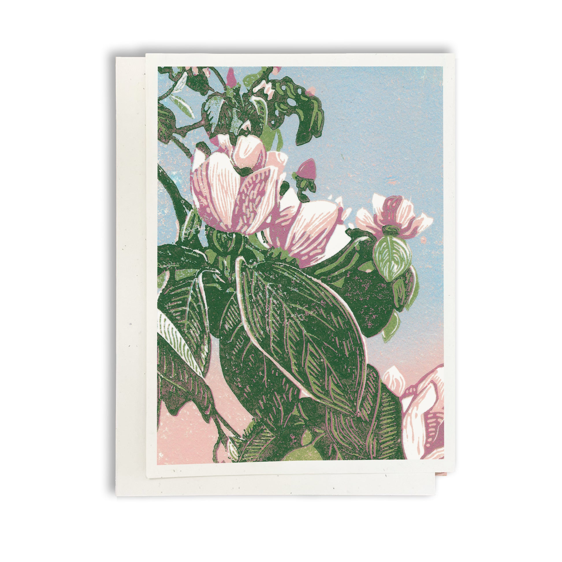 En El Jardin card by Natalia Wohletz of Peninsula Prints.