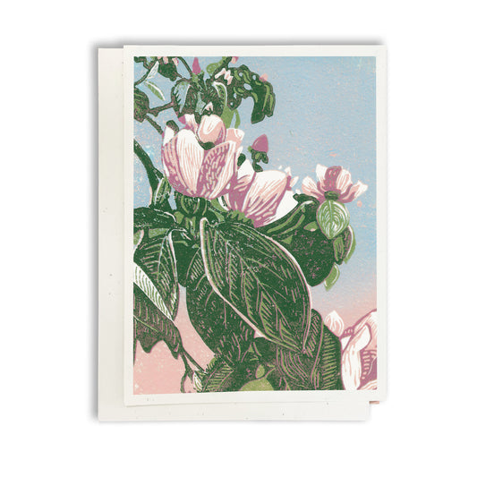 En El Jardin card by Natalia Wohletz of Peninsula Prints.