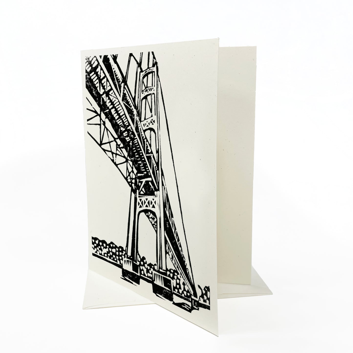 The Mighty Mac greeting card by Natalia Wohletz of Peninsula Prints.