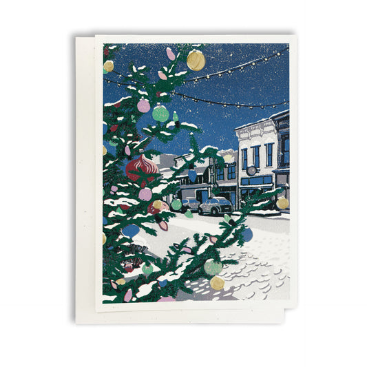 Small Town Christmas Greeting Card