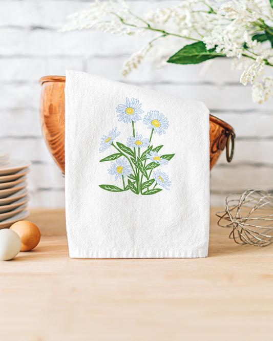 Flower Sack Kitchen Towel - Daisies