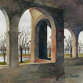 Belle Isle Casino – watercolor