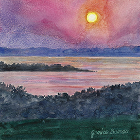 Mission Peninsula Overloom – watercolor